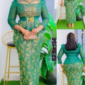 Regalia Embellished Peplum Dress
