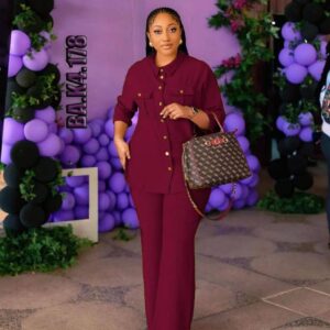Turkey Button-Down Palazzo Two-Piece Set