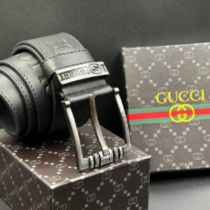 Gucci Buckle Leather Belt
