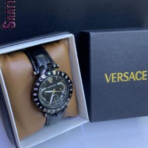 Versace Leather Watch