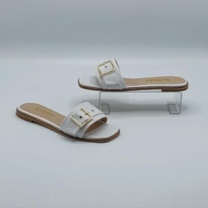 Bella Buckle Flat Slides