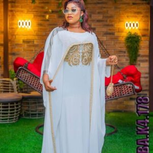 Luxury Embellished Kaftan Gown