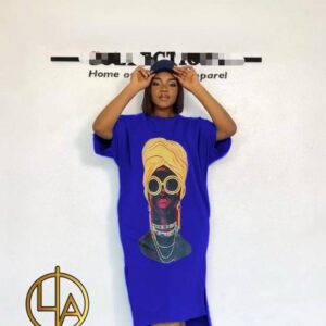 Oversized Graphic Tee Dress