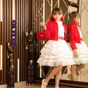 Girl's Party Dress- Complete Set