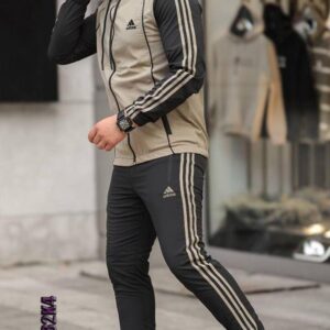 Adidas Men's Hooded Tracksuit Set