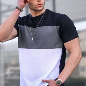 Men’s Colourblock Panel Tee