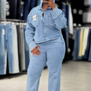 PREMIUM DENIM TWO-PIECE SET